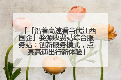 「沿着高速看当代江西国企」婺源收费站综合服务站：创新服务模式，点亮高速出行新体验