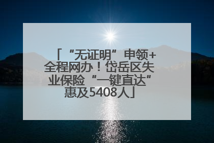 “无证明”申领+全程网办！岱岳区失业保险“一键直达”惠及5408人