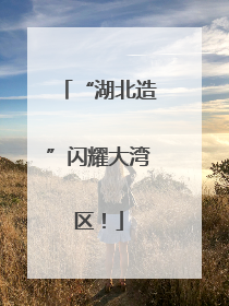 “湖北造”闪耀大湾区！