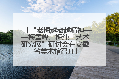 “老梅越老越精神——梅雪峰、梅纯一艺术研究展”研讨会在安徽省美术馆召开