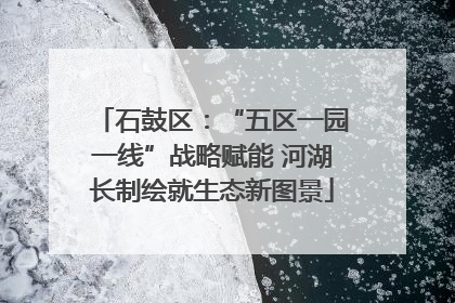 石鼓区：“五区一园一线”战略赋能 河湖长制绘就生态新图景