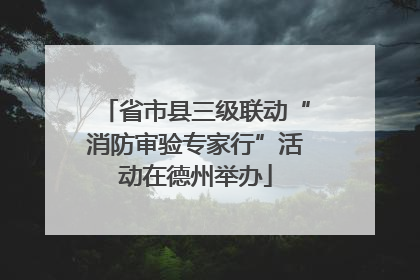 省市县三级联动“消防审验专家行”活动在德州举办