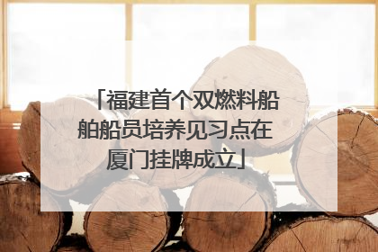 福建首个双燃料船舶船员培养见习点在厦门挂牌成立