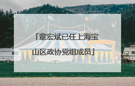 章宏斌已任上海宝山区政协党组成员