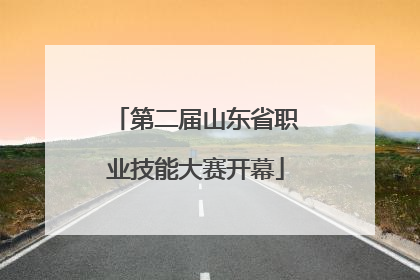 第二届山东省职业技能大赛开幕