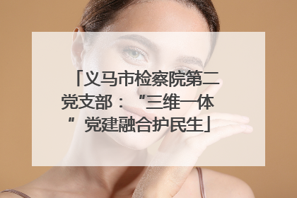 义马市检察院第二党支部：“三维一体”党建融合护民生