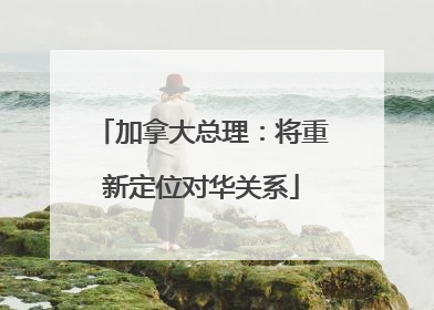 加拿大总理：将重新定位对华关系