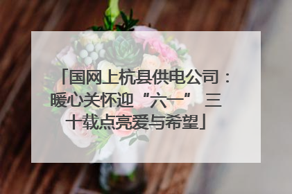 国网上杭县供电公司：暖心关怀迎“六一” 三十载点亮爱与希望