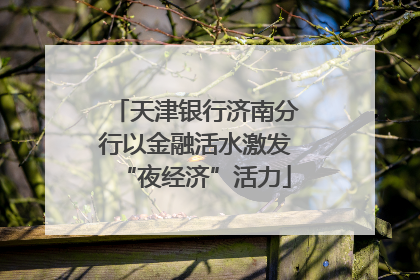 天津银行济南分行以金融活水激发“夜经济”活力