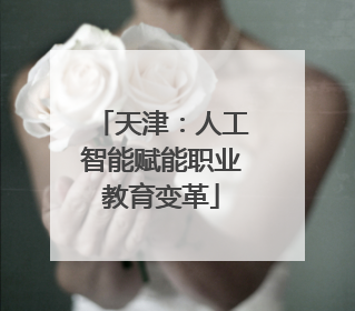 天津：人工智能赋能职业教育变革