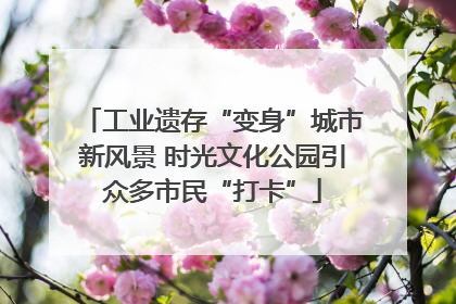 工业遗存“变身”城市新风景 时光文化公园引众多市民“打卡”