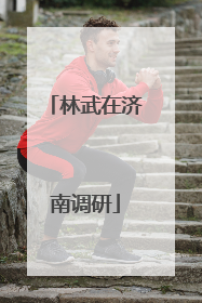 林武在济南调研