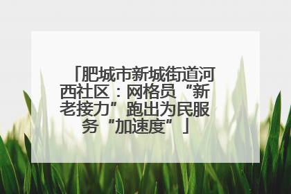 肥城市新城街道河西社区：网格员“新老接力”跑出为民服务“加速度”