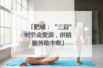 肥城：“三夏”时节金麦浪，供销服务助丰收