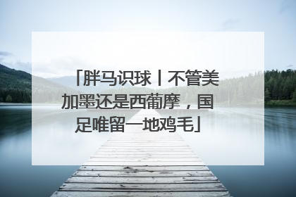 胖马识球丨不管美加墨还是西葡摩，国足唯留一地鸡毛