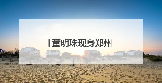 董明珠现身郑州 为了啥？干了啥？
