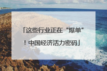 这些行业正在“爆单”！中国经济活力密码