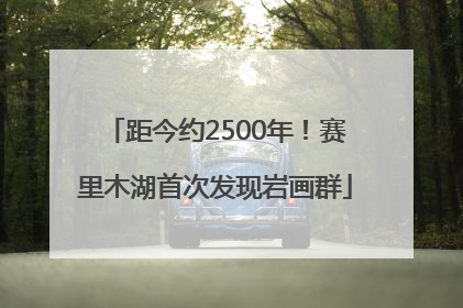 距今约2500年！赛里木湖首次发现岩画群
