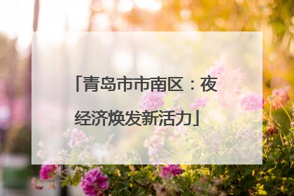 青岛市市南区：夜经济焕发新活力