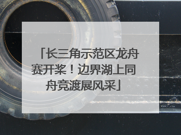 长三角示范区龙舟赛开桨！边界湖上同舟竞渡展风采