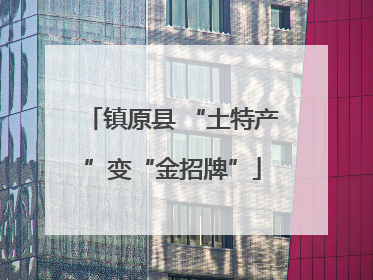 镇原县 “土特产”变“金招牌”
