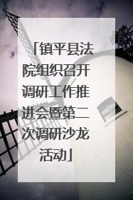 镇平县法院组织召开调研工作推进会暨第二次调研沙龙活动