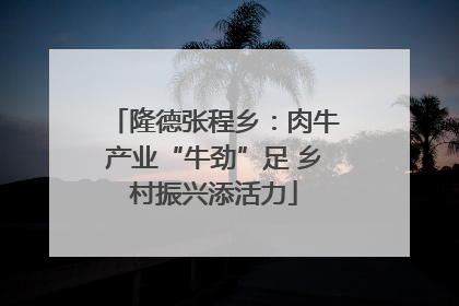 隆德张程乡：肉牛产业“牛劲”足 乡村振兴添活力