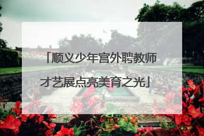 顺义少年宫外聘教师才艺展点亮美育之光
