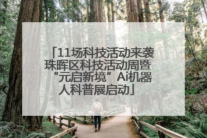 11场科技活动来袭 珠晖区科技活动周暨“元启新境”Ai机器人科普展启动