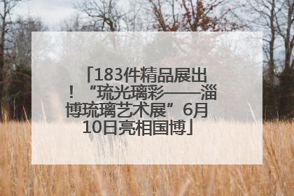 183件精品展出！“琉光璃彩——淄博琉璃艺术展”6月10日亮相国博