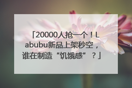 20000人抢一个！Labubu新品上架秒空，谁在制造“饥饿感”？