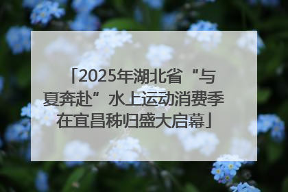 2025年湖北省“与夏奔赴”水上运动消费季在宜昌秭归盛大启幕