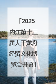 2025内江第十三届大千龙舟经贸文化博览会开幕