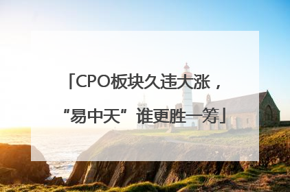 CPO板块久违大涨，“易中天”谁更胜一筹